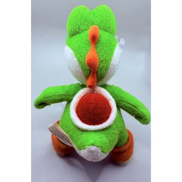 Super Mario Bros Plush Lot Of 6 Mario Toad Green Yoshi Rare Art 2010 - Picture 13 of 16